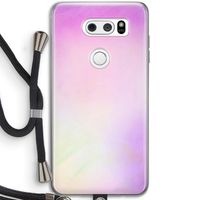 Flow mist pastel: LG V30 Transparant Hoesje met koord