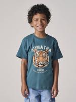 Jongensshirt met tijgermotief dennen
