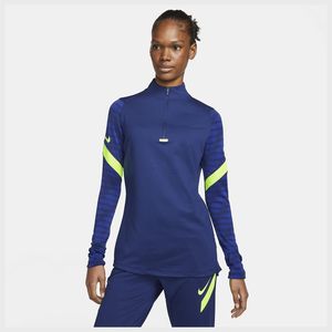 Nike Trainingsshirt Dri-FIT Strike 21 Drill - Navy/Neon Vrouw