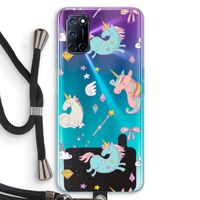 Fantasiewereld: Oppo A52 Transparant Hoesje met koord