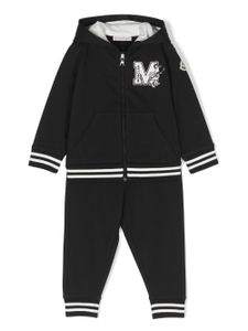 Moncler Enfant survêtement à logo imprimé - Noir