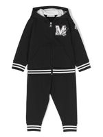 Moncler Enfant logo-patch stretch-cotton tracksuit - Noir