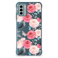 Nokia G22 Case Butterfly Roses