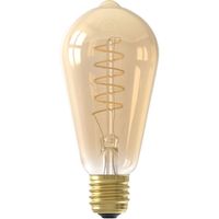 Lichtbron Rustieklamp flex Goud E27 - thumbnail