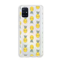 Ananas: Galaxy A51 4G Transparant Hoesje
