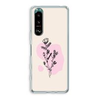 Roses are red: Sony Xperia 5 III Transparant Hoesje