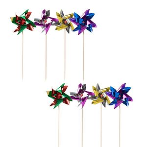 Bbq/Tapas/Hapjes kinder verjaardag cocktail prikkers metallic kleuren 100x stuks 17 cm