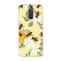 No flowers without bees: Samsung Galaxy A6 Plus (2018) Transparant Hoesje
