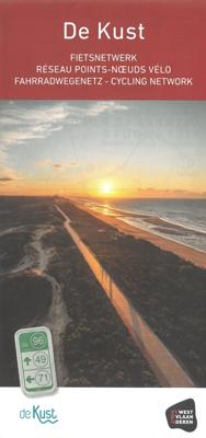 Fietskaart - Fietsknooppuntenkaart Kust fietsnetwerkkaart | Westtour