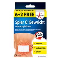 Lucovitaal Spier & Gewricht (Rug) -warmte pleister- 8Stuks Lucovitaal Spier & Gewricht (Rug) -warmte pleister- 8Stuks