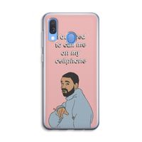 Hotline bling: Samsung Galaxy A40 Transparant Hoesje