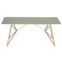 Gazzda Tink Tafel linoleum 180x90 whitewash Dark Olive