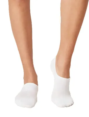 2-paar onzichtbare Footies bamboe - Lage bamboe sneakersokken - Kousenvoetjes voor dames en heren