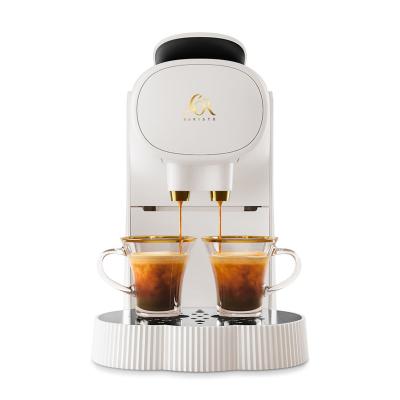 Alessi Plissé L'or koffieapparaat cups wit