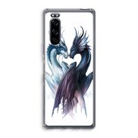 Yin Yang Dragons: Sony Xperia 5 Transparant Hoesje