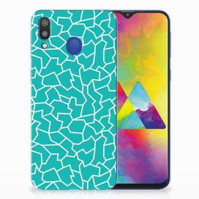 Samsung Galaxy M20 (Power) | Hoesje maken | Cracks Blue Samsung Galaxy M20 (Power) | Hoesje maken | Cracks Blue