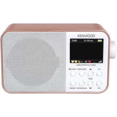 KenwoodCRM30DAB DAB radio Roze