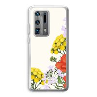 Wilde bloemen: Huawei P40 Pro Plus Transparant Hoesje