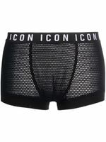 DSQUARED2 boxer Icon en mesh - Noir