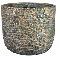 Pot Maxim shiny earth D20 H17 - Ter steege