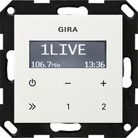 Gira inbouw radio zuiverwit glanzend 228403