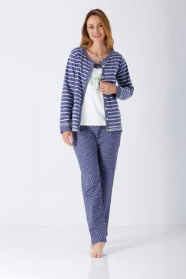 Hajo driedelig dames homewear-set