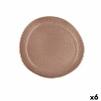 Dinerbord Bidasoa Gio Incidenteel Bruin Keramisch 20 cm (6 Stuks)