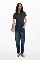 Baggy jeans met zakken - BLUE - 40