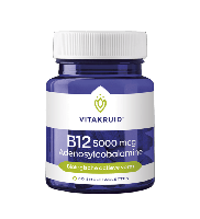 B12 5000 mcg Actief Adenosylcobalamine 60 Smelttabletten