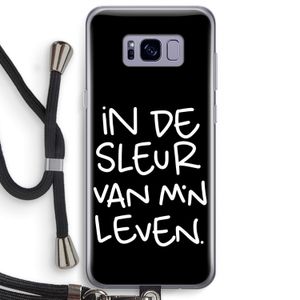 De Sleur: Samsung Galaxy S8 Plus Transparant Hoesje met koord