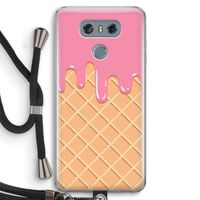 Ice cream: LG G6 Transparant Hoesje met koord