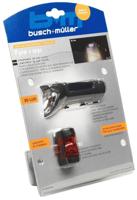 Busch & Muller Busch & müller set (front & rear) ixon fyre & ixxi black & red/black