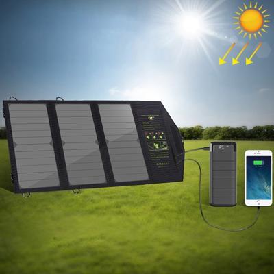 ALLPOWERS 5V 21W draagbare telefoon oplader Solar Charge Dual USB-uitgang mobiele telefoon oplader