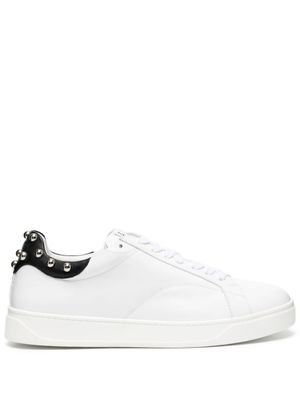 Lanvin baskets DDBO à détails de clous - Blanc