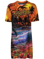 Philipp Plein robe à imprimé Hawaii - Orange - thumbnail