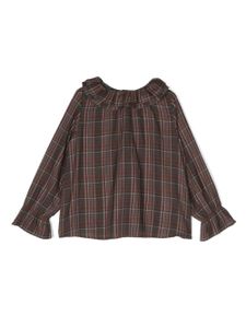 Bonpoint blouse à carreaux - Rouge