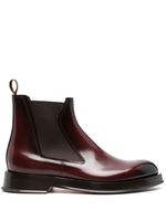 Santoni Kaleb leather boots - Rouge - thumbnail