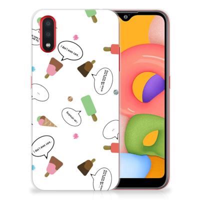 Samsung Galaxy A01 | Siliconen Case | IJsjes