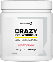 Body & Fit Crazy Pre-Workout Frambozen