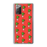 Mini cactus: Samsung Galaxy Note 20 / Note 20 5G Transparant Hoesje