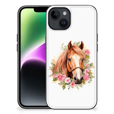 Dierenprint Telefoonhoesje voor iPhone 15 Paard