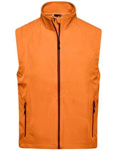 James & Nicholson JN1022 Men´s Softshell Vest - /Orange - M