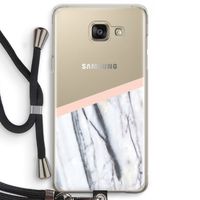 A touch of peach: Samsung Galaxy A5 (2016) Transparant Hoesje met koord
