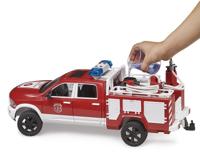 bruder RAM 2500 brandweerwagen met licht en geluid modelvoertuig - thumbnail