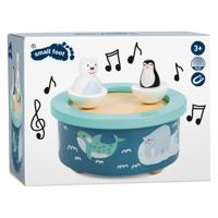 Small Foot houten muziekdoos noordpool opwindbaar