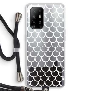 Dakpannetjes: Oppo A95 5G Transparant Hoesje met koord