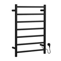 Smedbo Dry Handdoekradiator - 50x68.9cm - ophangen - RVS Mat Zwart FB700