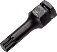 HAZET Krachtdopsleutelbit 990S-14LG · 1/2 inch (12,5 mm) vierkant hol, 24 mm buitenzeskant · Binnenveeltandprofiel XZN · SW M14