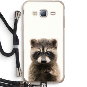 Rocco: Samsung Galaxy J3 (2016) Transparant Hoesje met koord