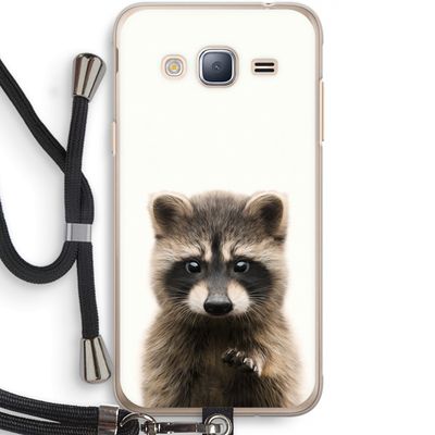 Rocco: Samsung Galaxy J3 (2016) Transparant Hoesje met koord